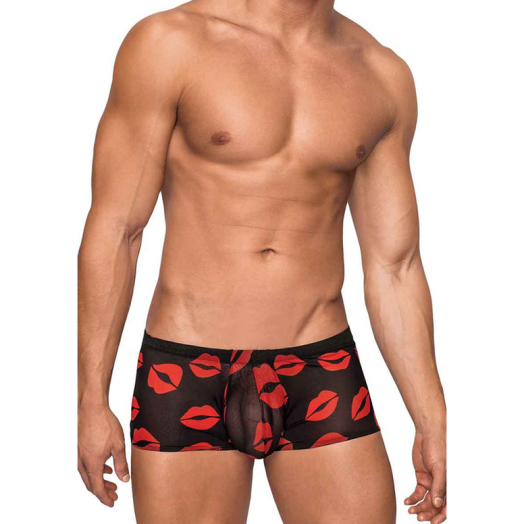 Boxer en résille transparente Kiss Me