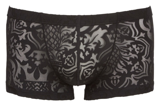 Boxer homme motif arabesques en velours
