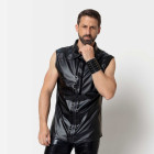 Chemise en wetlook ouvrable avec zip - Chuck