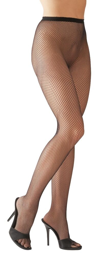 Collants en résille, mailles fines, taille unique