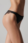 Culotte en soie et dentelle - Rendez-vous Noir