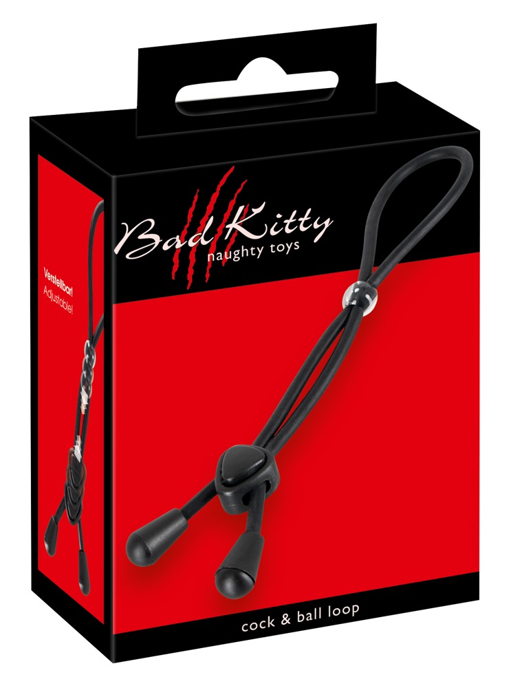 Cock and ball loop, boucle à glisser autour du pénis et des testicules, en silicone