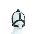 Harnais de tête en cuir clouté