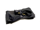 Lien en soie noire pour le visage ou les poignets - 2m60