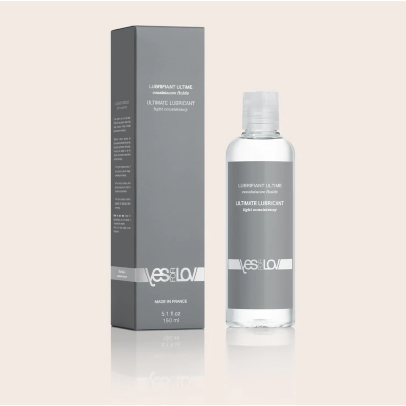 Gel lubrifiant à base de silicone sans goût ni odeur avec une texture fluide et légère