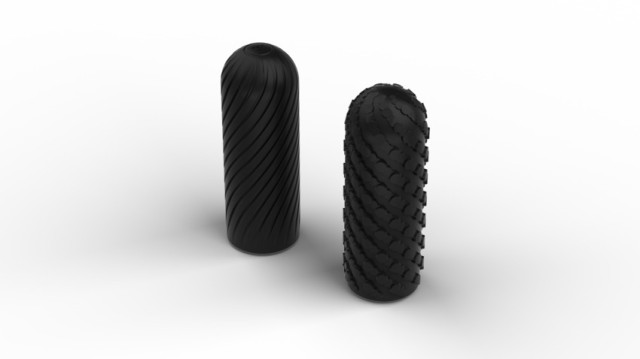 Gaine de masturbation pour pénis en silicone ultra doux avec deux textures différentes en fonction des faces