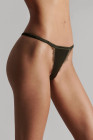 Mini string en soie - Rendez-vous Kaki