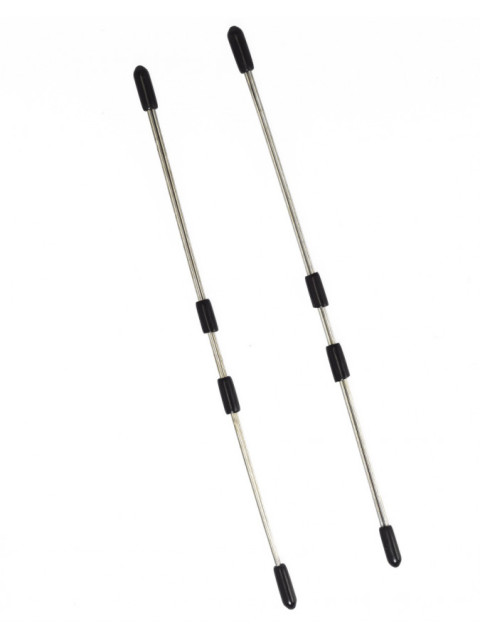 Pinces tétons baguettes en acier chirurgical et embouts en silicone