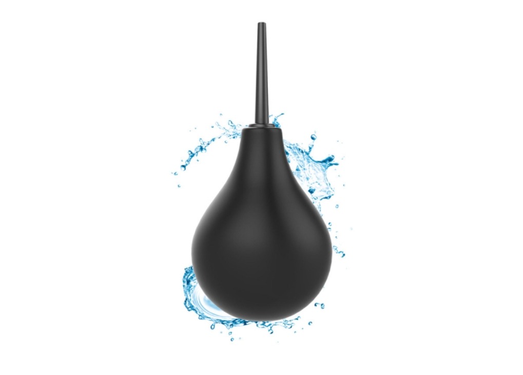 Poire à lavement noire 224ml