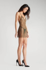 Robe courte en dentelle - Rendez-vous Kaki