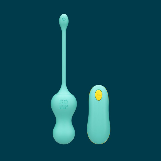 Oeuf télécommandé avec un bouton de contrôle et télécommande, 6 intensités et 4 rythmes de vibrations