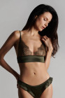 Soutien-gorge triangle bustier - Rendez-vous Kaki