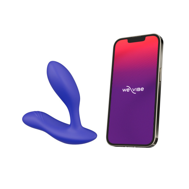 Plug prostatique vibrant et télécommandé, qui peut s'utiliser avec l'application We Vibe qui permet de jouer à deux et à très grande distance