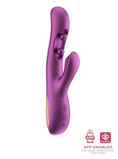 Vibromasseur rabbit avec boules massantes sur le point G