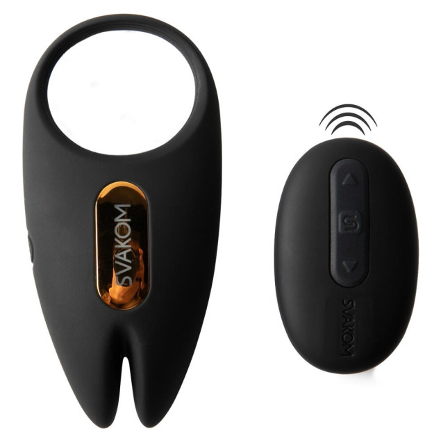 Cockring vibrant qui s'utilise avec une télécommande ou une application téléphone pour des jeux à deux